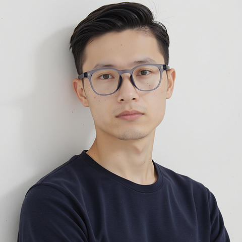 Lenskart Hustlr Light Grey Full Rim Square right side