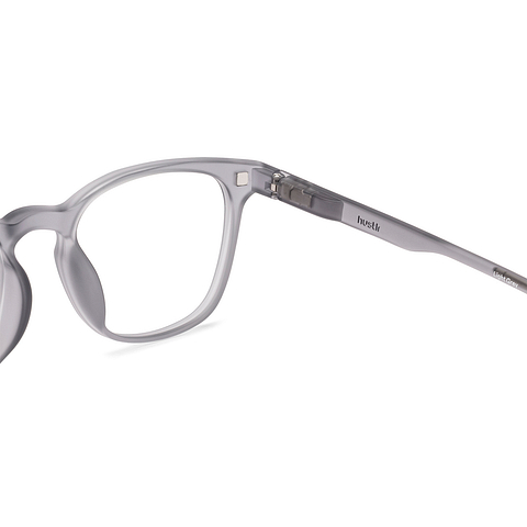 Lenskart Hustlr Light Grey Full Rim Square left side