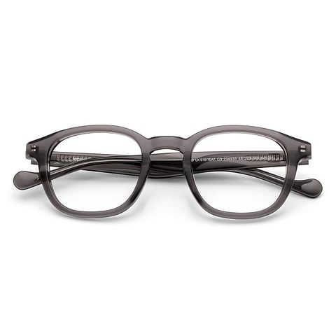 Lenskart Light Grey Full Rim Square left side