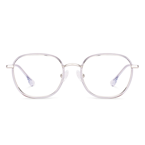 Buy Light Grey Silver Full Rim Square Lenskart SG Essentials