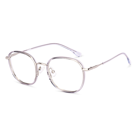 Lenskart Light Grey Full Rim Square right side