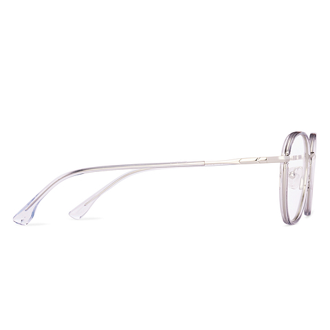 Lenskart Light Grey Full Rim Square left side