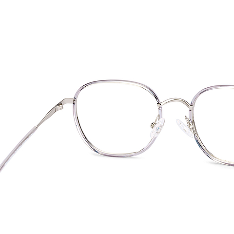 Lenskart Light Grey Full Rim Square right side