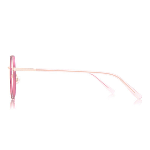 +NICHE Pink Full Rim Rectangle left side