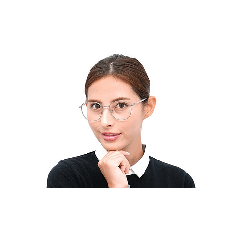 +NICHE White Full Rim Rectangle left side