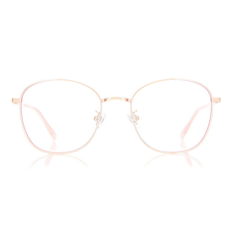 +NICHE Pink Full Rim Rectangle left side