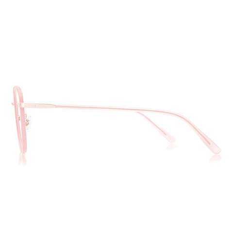 +NICHE Pink Full Rim Rectangle left side