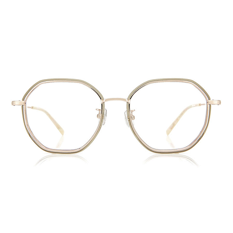+NICHE Gold Full Rim Polygon left side