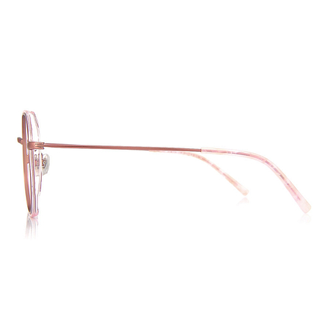 +NICHE Light Brown Full Rim Polygon left side