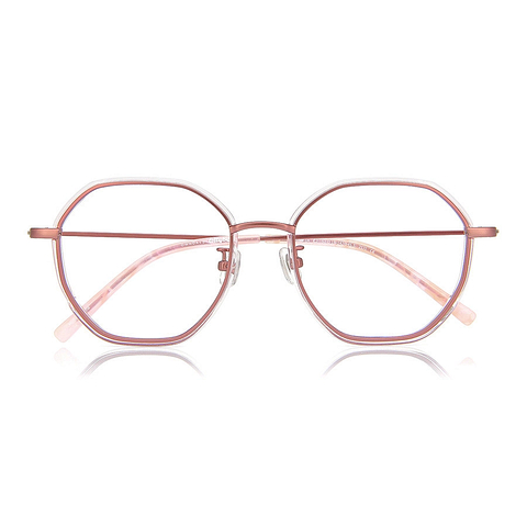 +NICHE Light Brown Full Rim Polygon right side