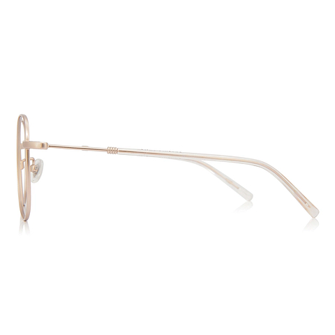 +NICHE Gold Full Rim Polygon left side