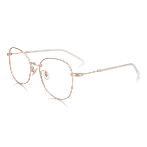 +NICHE Pink Transparent Full Rim Boston right side