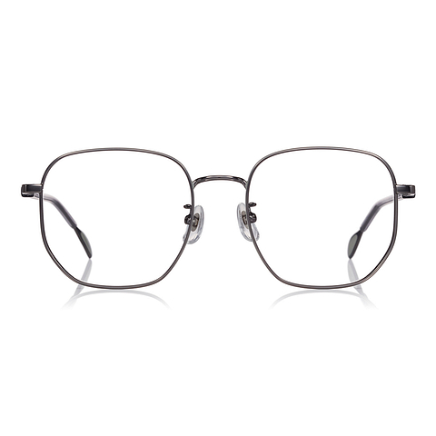 +NICHE Black Full Rim Polygon left side