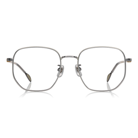 +NICHE Silver Full Rim Polygon left side