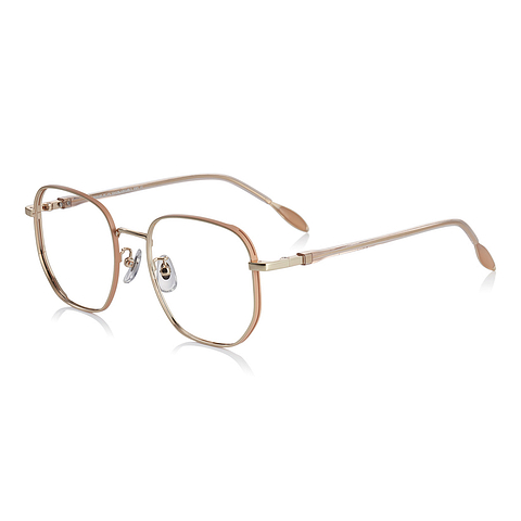 +NICHE Gold Full Rim Polygon right side