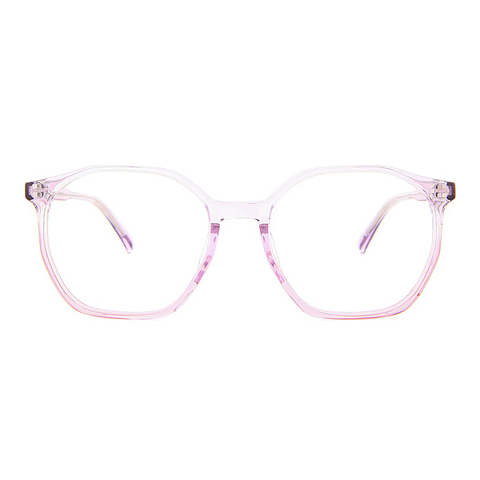 +NICHE Pink Full Rim Rectangle left side