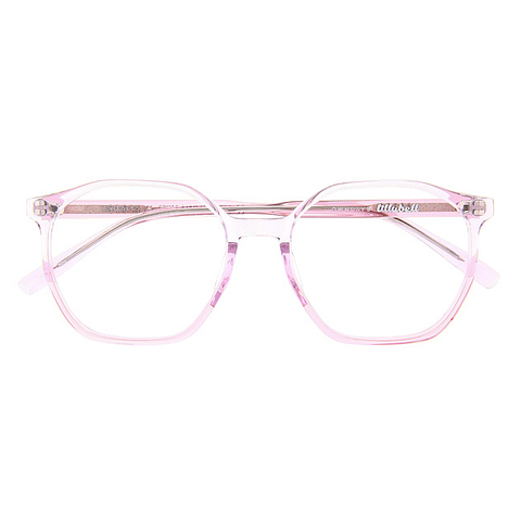 +NICHE Pink Full Rim Rectangle right side