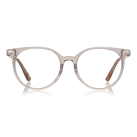 +NICHE Crystal Transparent Full Rim Boston left side