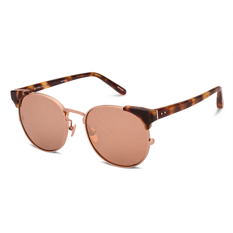 Linda Farrow Golden Brown Full Rim Square right side Linda Farrow Golden Brown Full Rim Square right side