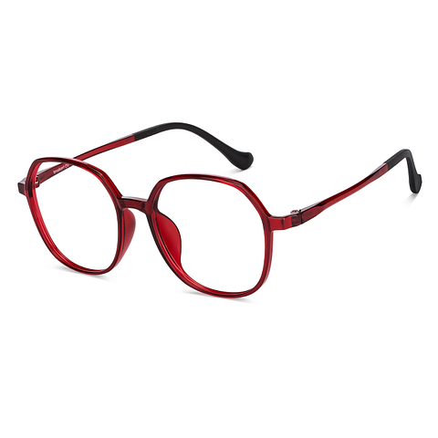 Lenskart Air Online Red Full Rim Round right side