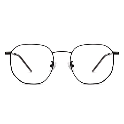 Lenskart Matte Black Full Rim Hexagonal right side