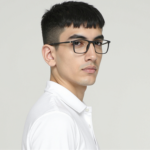 Lenskart Air Black Full Rim Square left side