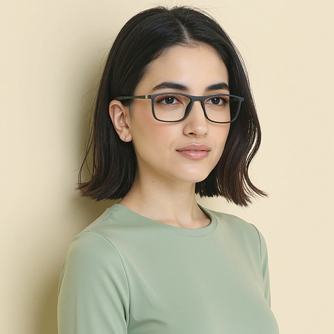 Lenskart Air Black Full Rim Square right side