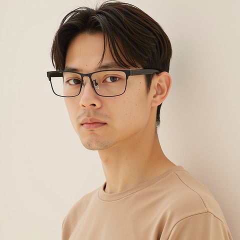 Lenskart Black Full Rim Rectangle right side
