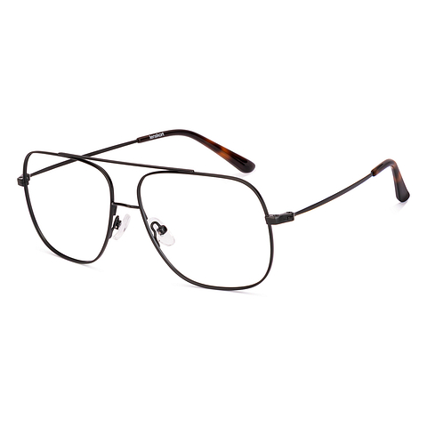 Lenskart Matte Black Full Rim Square left side