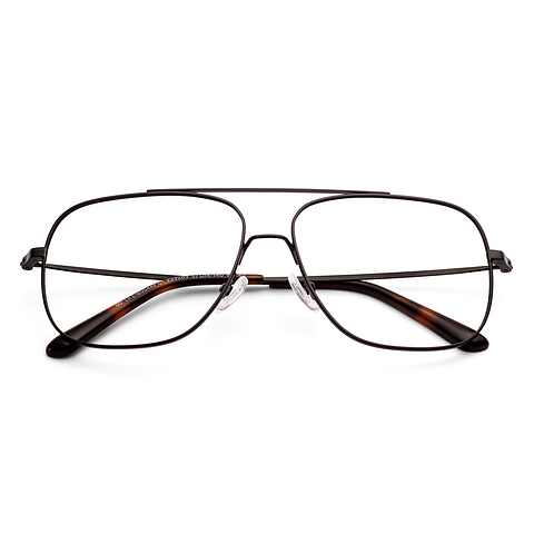 Lenskart Matte Black Full Rim Square left side