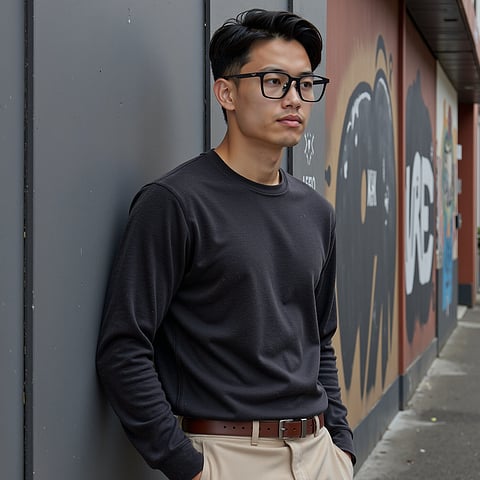 Lenskart Matte Black Full Rim Square right side