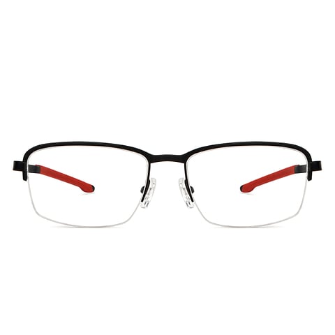 Lenskart Air Online Black Half Rim Rectangle left side