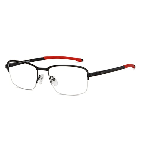 Lenskart Air Online Black Half Rim Rectangle right side
