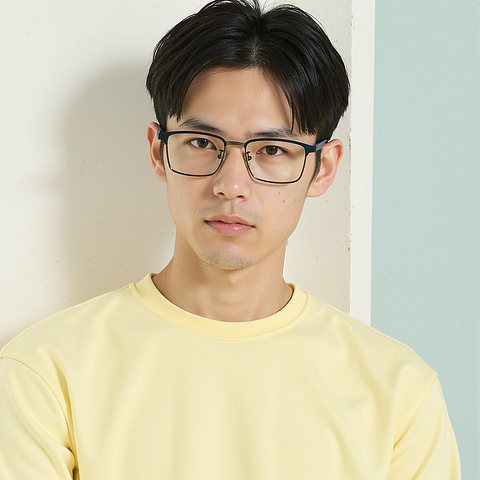 Lenskart Sky Blue Full Rim Square right side