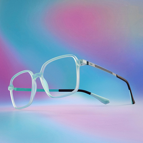 Lenskart Air Online Light Green Full Rim Square left side Lenskart Air Online Light Green Full Rim Square left side