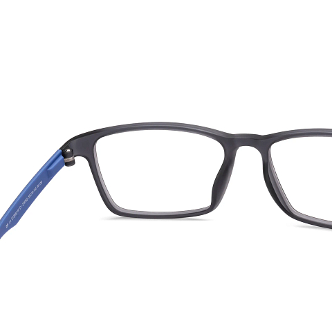 Lenskart Air Light Gray Full Rim Rectangle right side