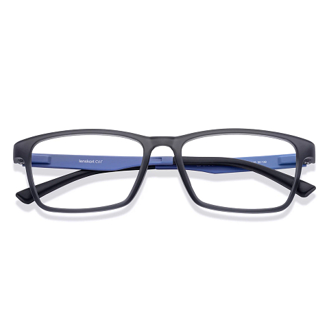 Lenskart Air Light Gray Full Rim Rectangle left side
