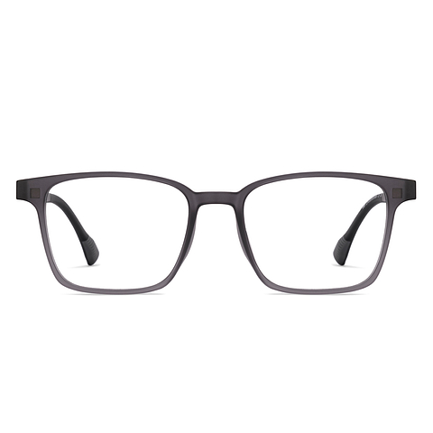 Lenskart Air Light Gray Full Rim Square left side