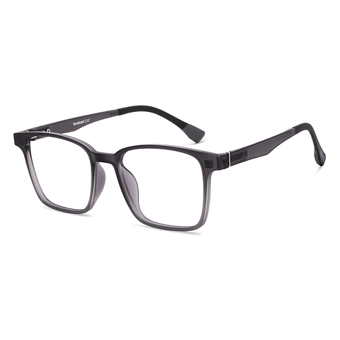 Lenskart Air Light Gray Full Rim Square right side