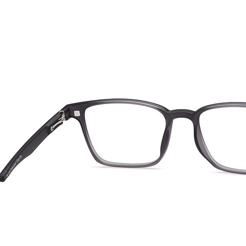 Lenskart Air Light Gray Full Rim Square left side