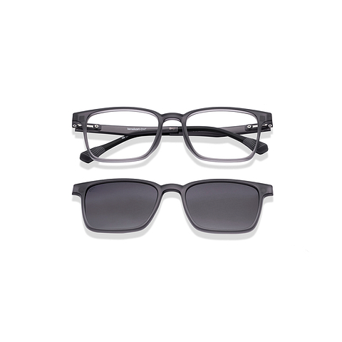 Lenskart Air Light Gray Full Rim Square right side