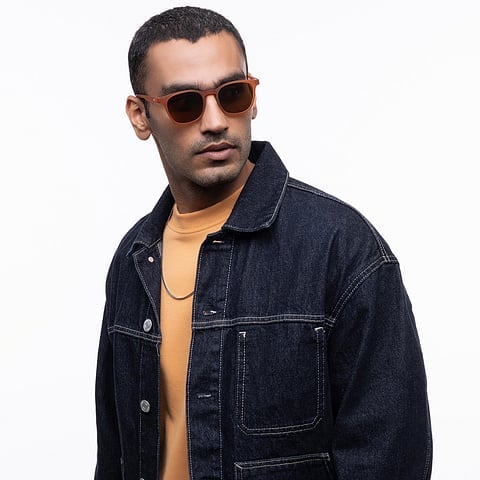 Lenskart Hustlr Mocha Full Rim Square right side