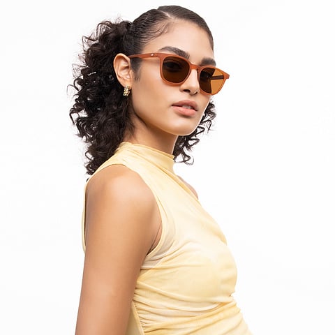 Lenskart Hustlr Mocha Full Rim Square left side