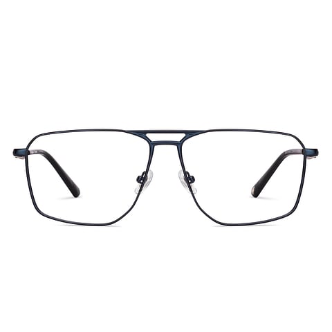 Lenskart Navy Blue Full Rim Geometric right side
