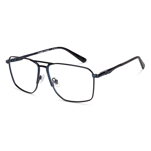 Lenskart Navy Blue Full Rim Geometric right side