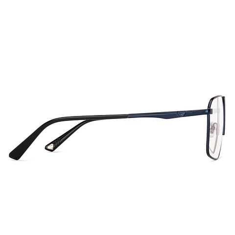 Lenskart Navy Blue Full Rim Geometric left side