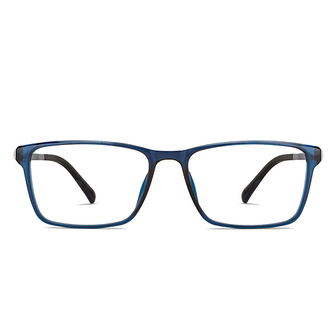 Lenskart Air Online Navy Blue Full Rim Rectangle left side