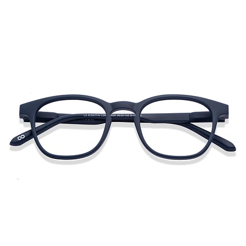 Lenskart Hustlr Navy Full Rim Square left side