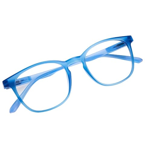 Lenskart Hustlr Ocean Blue Full Rim Square left side