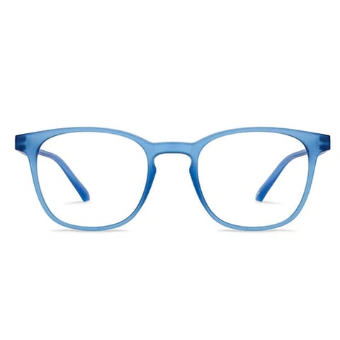 Lenskart Hustlr READERS Ocean Blue Full Rim Square right side